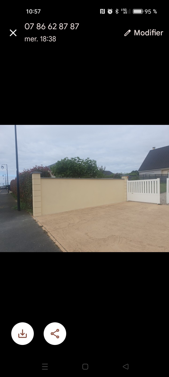 Construction d'un mur de clôture par nos maçons qualifiés sur Etretat 76