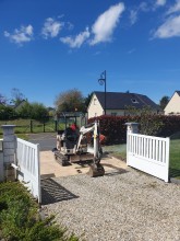 Construction d'un mur de clôture par nos maçons qualifiés sur Etretat 76