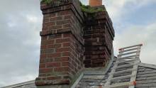 Entreprise pour la réparation d'une cheminée en briques sur Fécamp 76