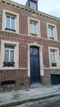 Rejointoiement d'une ancienne façade en brique sur le secteur d'Yport 76